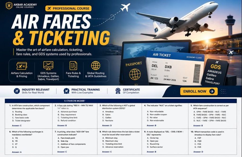 Air Fares and Ticketing