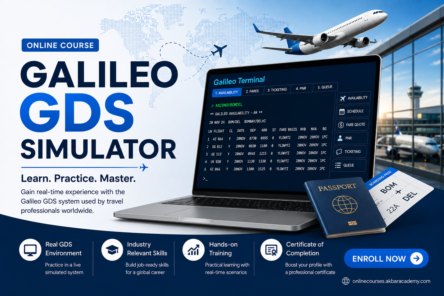 Galileo GDS Simulator
