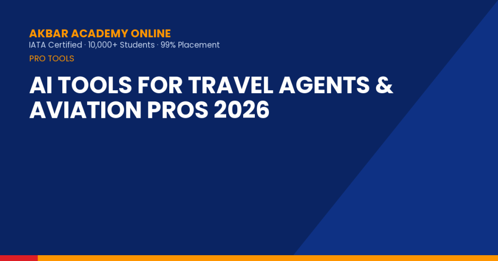 AI Tools for Travel Agents & Aviation Pros 2026