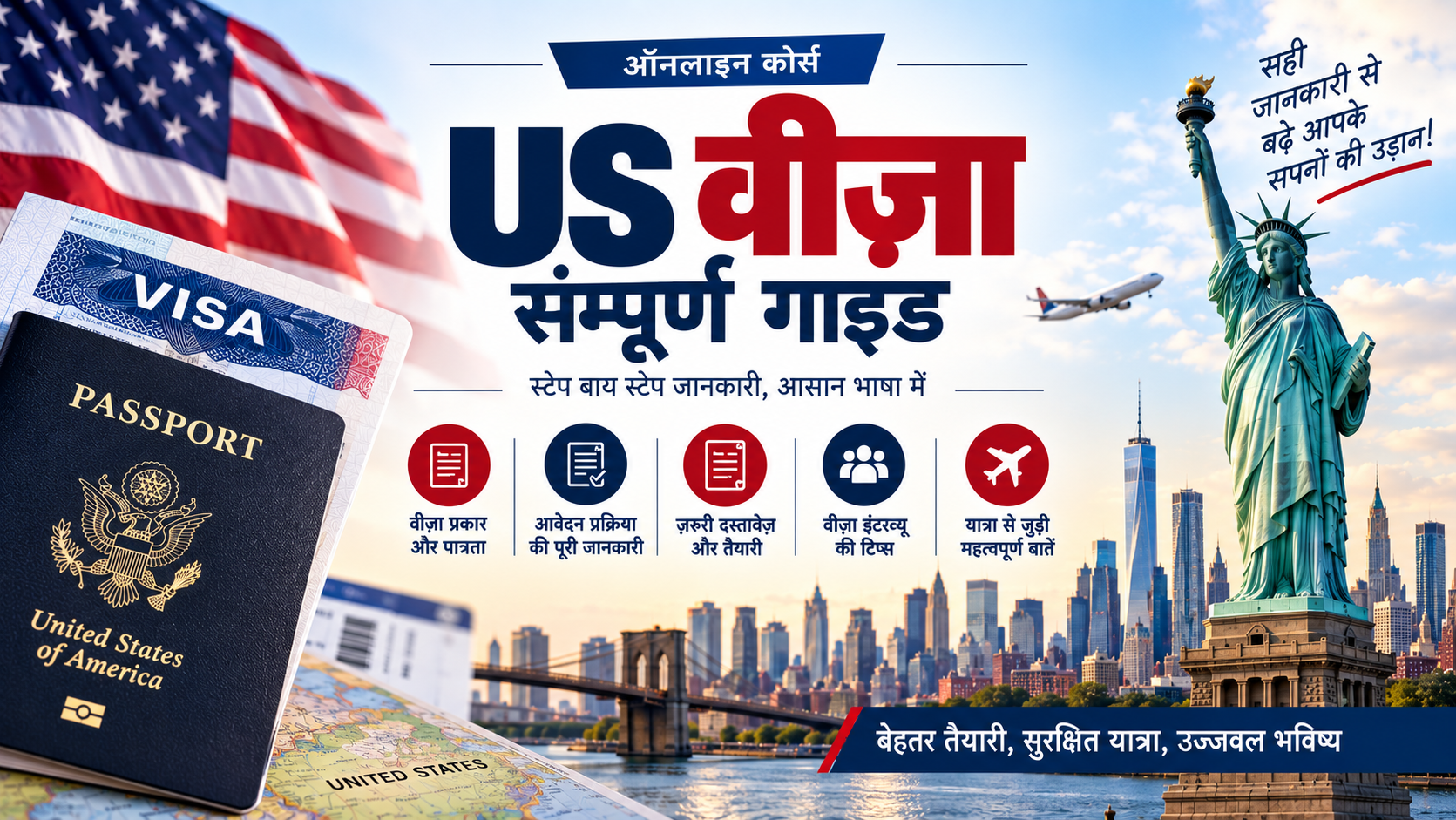 US Visa Application Guide (Hindi)